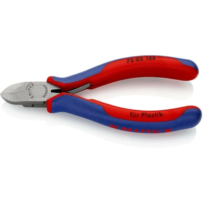 Afbeelding van Knipex Zijsnijtang voor kunststof + veer 125 mm
