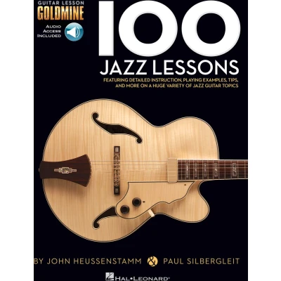 Afbeelding van 100 jazz lessons guitare +cd: Guitar Lesson Goldmine Series
