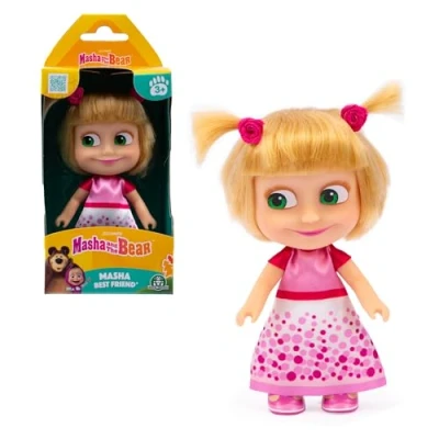 Afbeelding van Masha &amp; Michka, pop 12 cm, om te verzamelen, model verjaardagsoutfit, speelgoed voor kinderen vanaf 3 jaar, GIOCHI PREZIOSI, MHA003