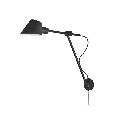 Afbeelding van Nordlux, Wandlamp + plafondlamp, Stay Long E27, zwart (E27)