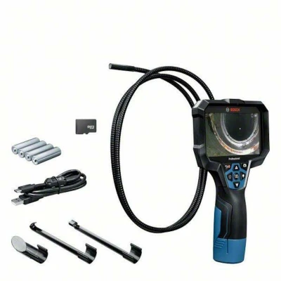Afbeelding van Bosch Professional inspectiecamera GIC 12V 5 27 C (kabellengte: 150 cm, oriëntatiefunctie AutoUp, display met hoge resolutie: 5&quot; scherm, 1280x720 px, in kartonnen doos)