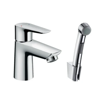 Afbeelding van Hansgrohe Talis E 1 grps wastafelmengkraan met handdouche en