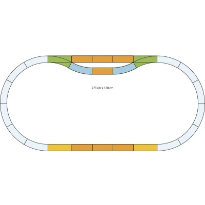 Afbeelding van G Piko rails 35300 Uitbreidingsset 1 set(s)