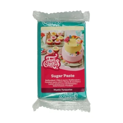 Afbeelding van FunCakes Rolfondant Fondant voor Cupcakes en Taarten Turquoise 250g