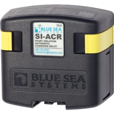 Afbeelding van Blue Sea Systems Si Series Automatic Charging Relay Isolator Zwart