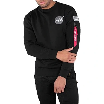 Afbeelding van Alpha Industries Sweater, Heren, Maat: Small, Black