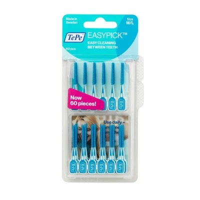 Afbeelding van 6x TePe EasyPick Maat M/ L 60 stuks