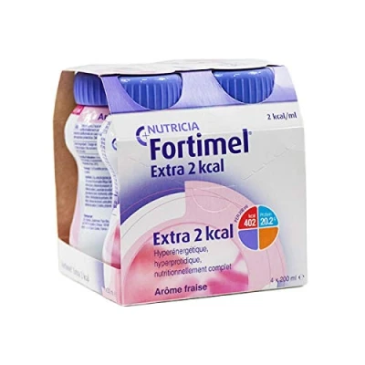 Afbeelding van Fortimel Extra 2 Kcal Aardbei 4x200ml