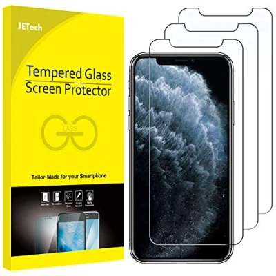 Afbeelding van JETech Screen Protector voor iPhone 11 Pro Max en Xs 6,5 inch, Gehard Glas Schermbeschermer, 3 Stuks