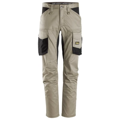 Afbeelding van Snickers 6803 Allround Werkbroek zonder kniezakken Khaki Zwart 152