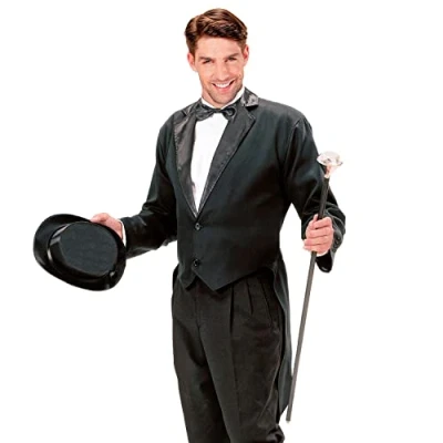 Afbeelding van Widmann Kostuum Showtime, Frack, Showmen, Edelman, Gentleman, Tovenaar, carnaval, themafeest