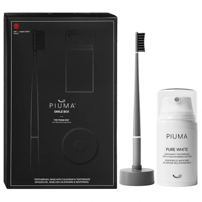 Afbeelding van Piuma Smile Box Medium Asphalt Grey Tandenpasta Beautytasting