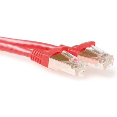Afbeelding van ACT FB6507 SFTP CAT6A Patchkabel Snagless RJ45 Connectoren Rood 7 meter