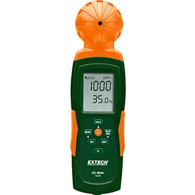 Afbeelding van Extech CO240 Kooldioxidemeter 0 9999 ppm Met temperatuurmeting, USB interface, datalogger