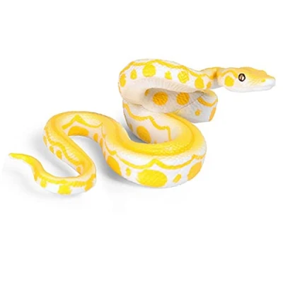 Afbeelding van YQYAZL 2 stks Rubber Slang, Halloween Nep Snake Slang Simulatie Grap Enge Python Model voor Party Tuin Props