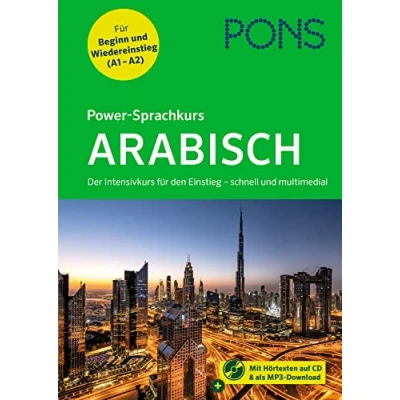 Afbeelding van PONS Power Sprachkurs Arabisch: Der Intensivkurs für den Einstieg schnell und multimedial mit Hörtexten auf CD als MP3 Download