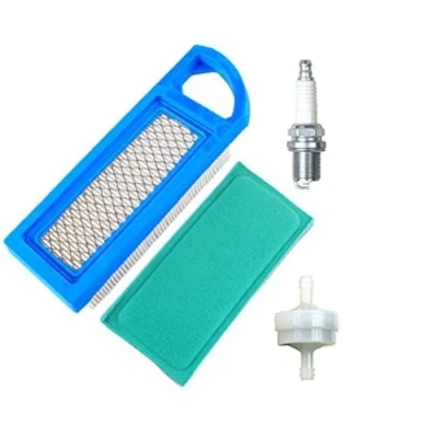 Afbeelding van OxoxO 698083 Air Filter en 697015 Pre met 394358 Fuel Spark Plug Compatibel Briggs &amp; Stratton Lawnmower Engines