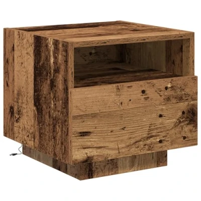 Afbeelding van vidaXL Nachtkastje Oude Hout Klein Opslag