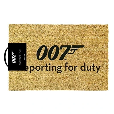Afbeelding van James Bond Reporting For Duty Deurmat