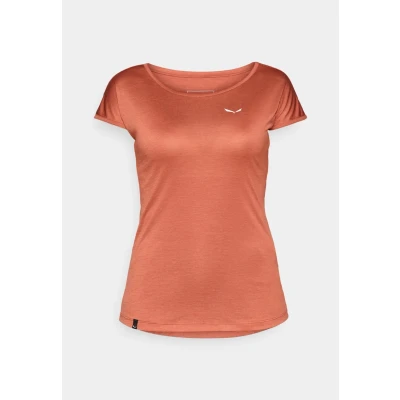 Afbeelding van Salewa Puez Melange Dry W S/S Tee, Etruscan Red Melange, XXS