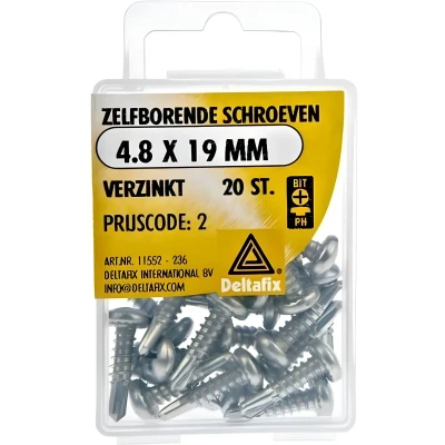 Afbeelding van Schroeven zelfborend verzinkt ck pz 4.8x19mm