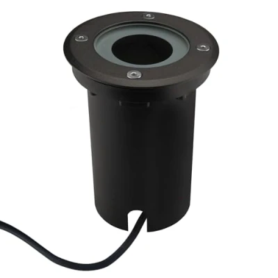 Afbeelding van Ledvion LED Grondspot Rond, IP67, GU10 Fitting, 1m Kabel, Buitenlamp, Tuinverlichting