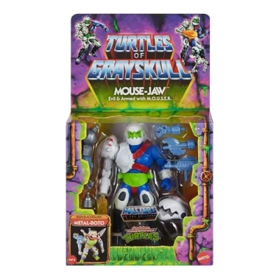 Afbeelding van MOTU x TMNT: Turtles of Grayskull Deluxe Action Figure Mouse Jaw 14 cm