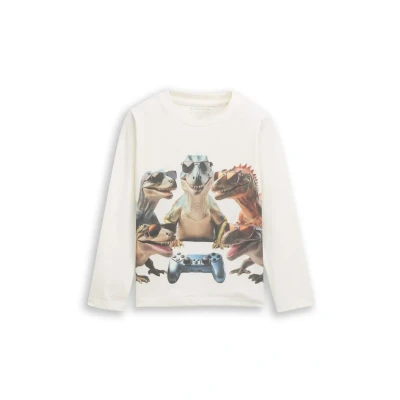 Afbeelding van Tom Tailor Shirt met lange mouwen en print