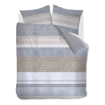 Afbeelding van Ariadne at Home Dekbedovertrek Stitches Grey 240x200 Grijs