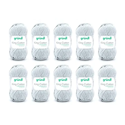 Afbeelding van 3360 30 King Cotton 10x50gram licht grijs