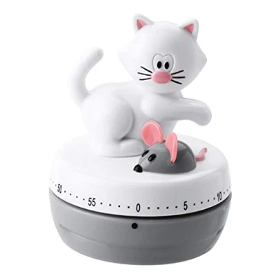 Afbeelding van Joie Keuken Gadgets Keukenwekker MIAU, kunststof, gekleurd, 15x10x8 cm