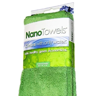 Afbeelding van NanoTowels poetsdoeken groen 4 stuks