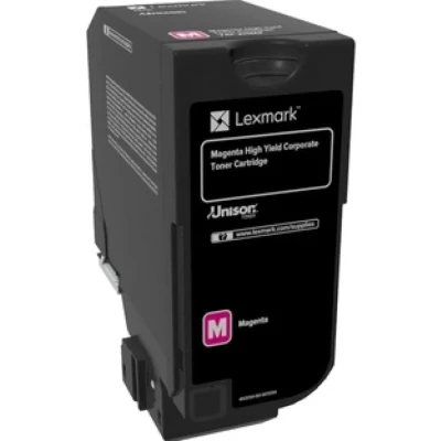 Afbeelding van Lexmark 74C2HM0 Toner Magenta Hoge capaciteit