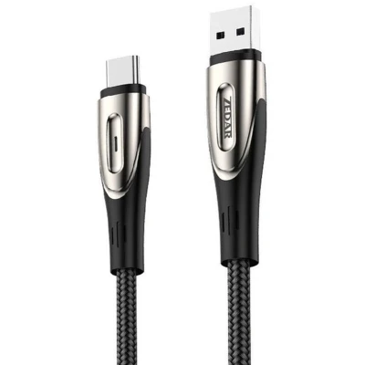 Afbeelding van USB C kabel 1 meter Van naar A met Gevlochten nylon ZEDAR (oplaadkabel Samsung)