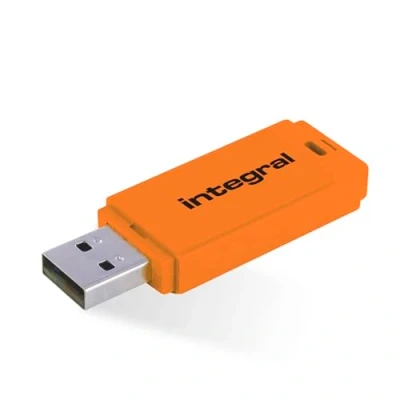 Afbeelding van Integral 128GB Neon Oranje USB 2.0 Flash Drive