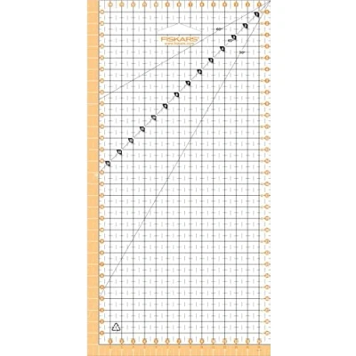 Afbeelding van Patchworkliniaal (15x60 cm)