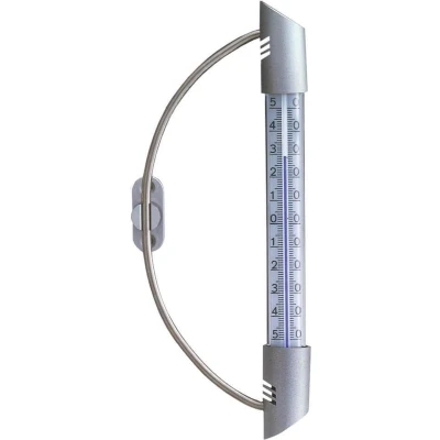 Afbeelding van TFA Raamthermometer Orbis Analoog Houder Van RVS Blister