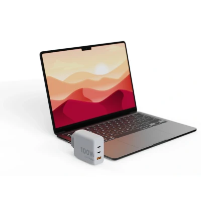 Afbeelding van Xtorm GaN2 Dual USB 2 C Snellader 100W Wit