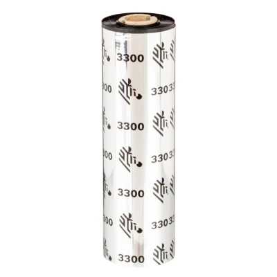 Afbeelding van Zebra 3300 wax/hars ribbon 03300GS11007 110mmx74m