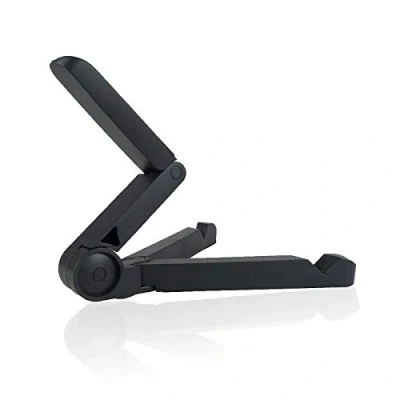 Afbeelding van GRSTREE Tabletstandaard, verstelbare houder, draagbare opvouwbare telefoonhouder voor bureau, opvouwbaar, universeel formaat, compatibel met telefoons, iPad, Mini, Galaxy Tab en andere tablet pc&#039;s