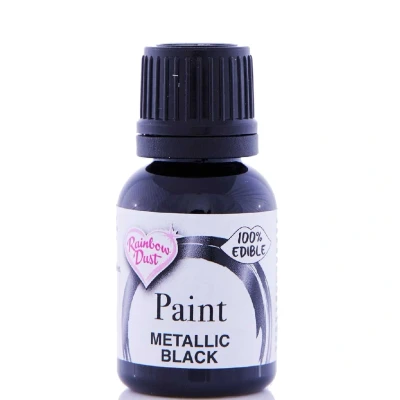 Afbeelding van RD Metallic Food Paint Black 25ml