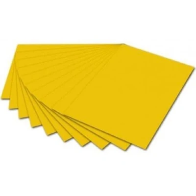 Afbeelding van Tekenpapier Folia A4 130gr pak a 100 vel goudgeel