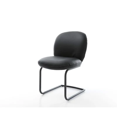 Afbeelding van sledemodel Nube Flex rond zwart echt leer pocketveer kern
