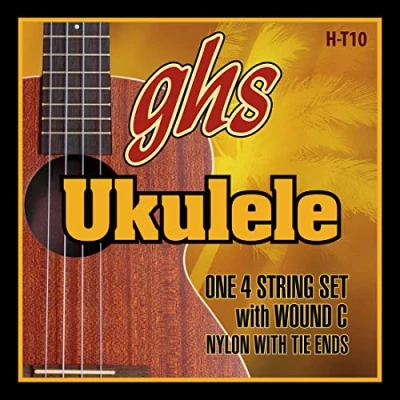 Afbeelding van GHS H T10 Black Nylon Wound 3rd tenor snarenset ukelele