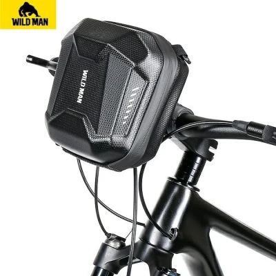 Afbeelding van WILDMAN Fietskoffer/houder E18 frametas zwart/zwart