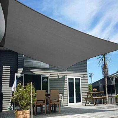 Afbeelding van HENG FENG Schaduw Zeil Rechthoekig Zonnezeil 2.5x4m HDPE UV Bescherming with 95% Blok for Buiten Patio Tuin Antraciet