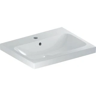 Afbeelding van Geberit iCon Light opzetwastafel wit KeraTect (75 x 48 cm) 1 kraangat,