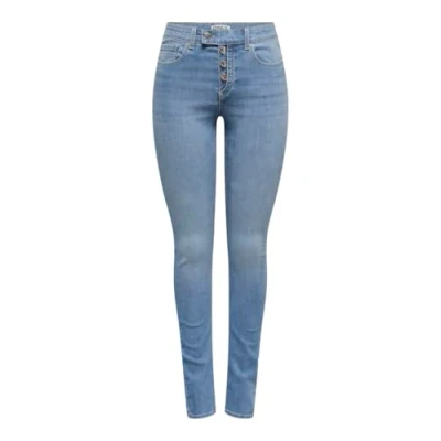 Afbeelding van ONLWAUW MID Waist SK VIS BUT DNM, blauw (medium blue denim), (XL) W x 32L