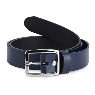 Afbeelding van Ladeheid Dames Kledingriem Riem Broekriem Verstelbaar Leer MS EL D41 Marineblauw 85 cm