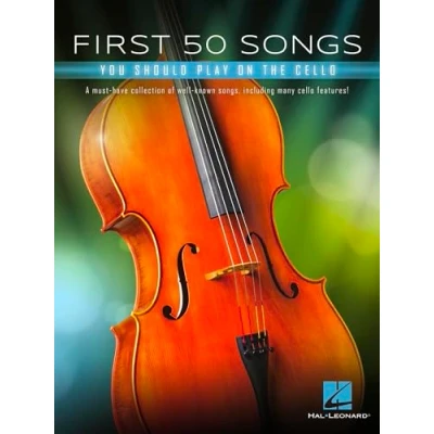 Afbeelding van Hal Leonard First 50 Songs You Should Play on cello songboek voor